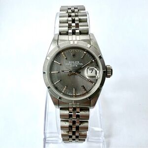 ROLEX DATE Automatic 26mm Steel Jubilee Bracelet Watch with Certificate